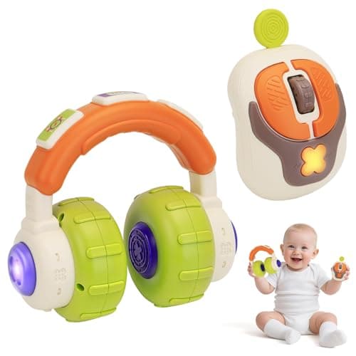 MPQMPQ Musical Toys for Babies 0-6 Months - 1 2 Year Old Toddlers Boy Girl Gifts with Light & Music Toys for 1 + Year Old, 1st Learning Educational Motor Skills Sensory Toy - Image 1