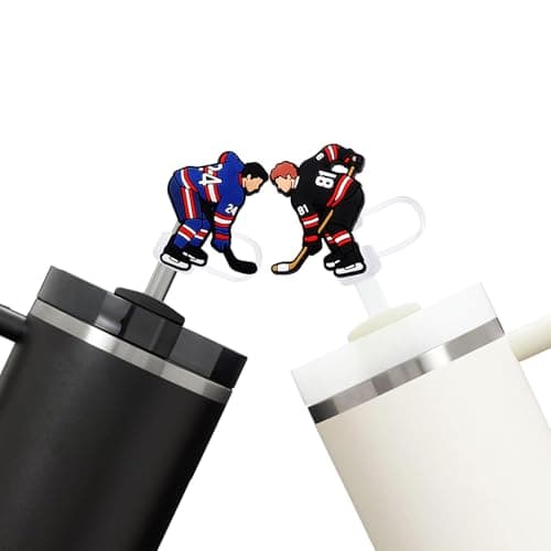 Silicone Straw Caps for 10mm Tumblers, Reusable Dust-Proof Straw Toppers Compatible with Stanley 30oz and 40oz Tumblers, 2pcs - Image 1