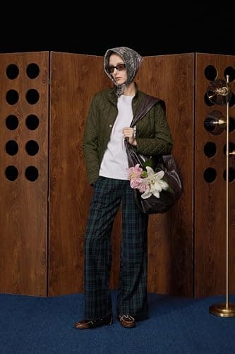 Orolay Women's Quilted Lightweight Puffer Jacket Slim Fit Padded Coat Casual Zip Up Outerwear with Pockets Green XX-Large - Thumbnail 5