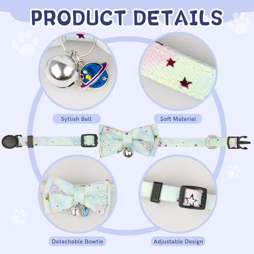 Sychien Cat Cone Collar Soft, Adjustable Protective Cats Neck Recovery Cones After Surgery - Thumbnail 3