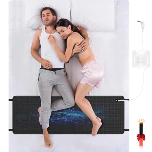 Astarexin Grounding Mat for Bed – Improve Sleep, Boost Energy, Relieve Stress & Pain | Non-Slip PU Leather | Includes Grounding Cord & Tester | Indoor Use | King Size (27'' × 78'') - Image 1