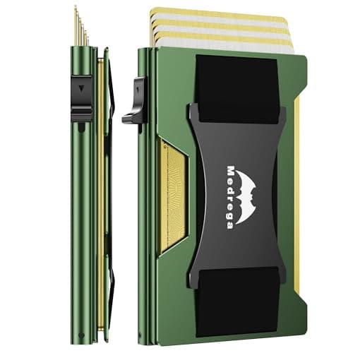 Smart Wallet for Men Slim Minimalist: Metal Pop Up Wallet - RFID Front Pocket Credit Card Holder - Gift for Male Husband at Anniversay Brithday - Image 1