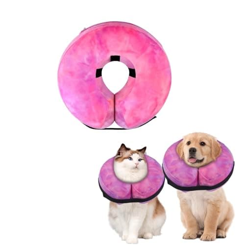 Sychien Inflatable Dog Collar, Potective Recovery E Collar for Dogs and Cats, Soft Pet Cone Collar for Small Medium Large Dogs and Cats - Image 1