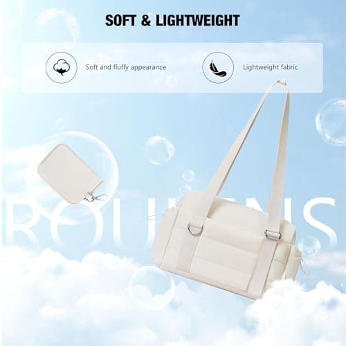 ROULENS Small Gym Bag for Women 2 Set Mini Gym Duffle Bag with Wet Compartment and Coin Wallet, Gym Tote Bag for Workout/Sport/Travel - Thumbnail 6