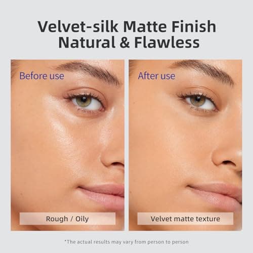 BEAUTNICE Long Wear Light Foundation, 8H Lightweight Full Coverage, Sweat & Oil Resistant, Velvet-silk Matte Finish, Liquid Foundation Makeup For All Skin Types, 1 Fl Oz, #02 Rich Caramel - Thumbnail 5