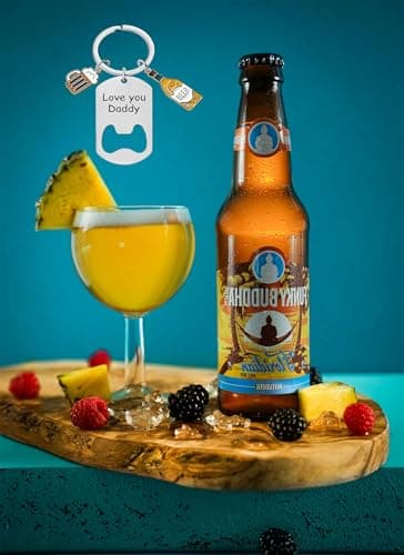 Ediseng Cool Dad Christmas Gifts from Daughter/Son,Funny Keychain for Men,Personalized Dad Stocking Stuffer (silver) - Thumbnail 4