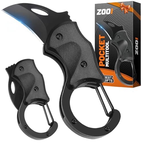 Gifts for Men Pocket Carabiner Gadgets, Anniversary Birthday Gift for Men Dad Husband Him Grandpa, Fathers Day Dad Gifts for EDC Gadgets Tool, Unique Mens Gifts for Dad Who Have Everything - Image 1