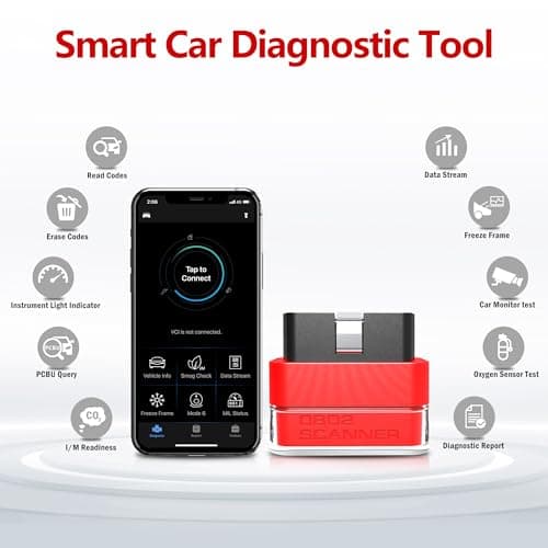 Tabscan OBD2 Scanner Bluetooth for Benz, No Subscription Fee, Car Scanner Diagnostic Tool for iOS & Android, Wireless Scan Tool and Code Reader with Liva Data, DTC Lookup and Customization Function - Thumbnail 3