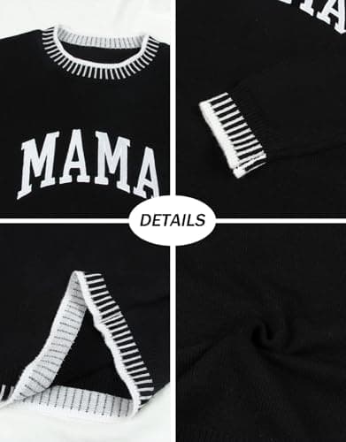 Alsol Lamesa Women's Merry Christmas Sweater Long Sleeve Crewneck Lightweight Pullover Knit Sweaters - Thumbnail 4