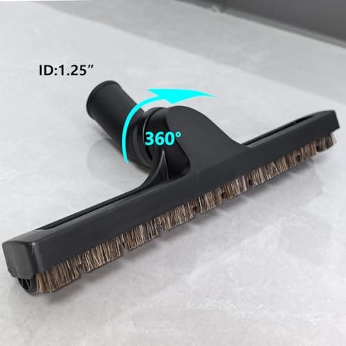 13 PCS Shop Vac Accessories - Includes Horse Hair Vacuum Brush, Floor Brush, Crevice Tool, and Hose Adapters for 2 1/2" to 1 1/4" - Thumbnail 4