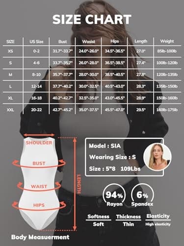 ATHMILE Tank Top Body Suits Women Sexy Crew Neck Racerback Halter Ribbed Sleeveless Bodysuit for Women - Thumbnail 2