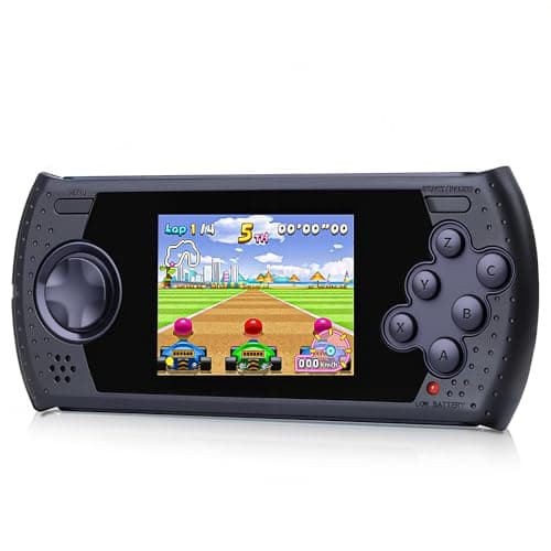 16 Bit Handheld Game for Kids Built-in 230 HD Classic Retro Video Games USB Rechargeable 3.0 Inch Childrens Travel Electronics Toys Portable Gaming Player System Gift for Boys Girls Ages 4-8-12 - Image 1