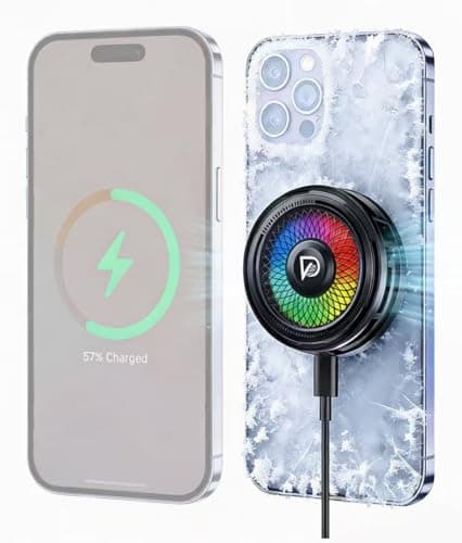 Doge&Vollar 25W Qi2 Certified Magnetic Charger with Cooling System - Phone Cooler for Gaming, Magsafe Charger for iPhone 17/16/15/14/13/12 Series - Image 1