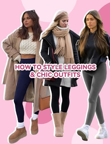 Showitty 3 Pack Fleece Lined Leggings Women with Pockets - Winter Warm Thermal Yoga Pants for Running Workout Plus Size - Thumbnail 3