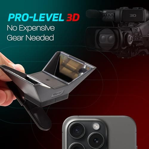 OPIC 3D Spatial Livestream and Video Device for Phone, Tablet, Laptop – OPIC Spatial Clips on to Turn Your Device Into a 3D Camera for Livestreaming and VR-Ready Memories for Creators Worldwide - Thumbnail 4