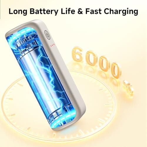 Hand Warmers Rechargeable 2 Pack, Magnetic Electric Hand Warmer 3 Settings Portable Pocket Heater 360°Heating, Gifts for Men Women Camping,Hunting,Golf,Travel Essentials (White) - Thumbnail 6