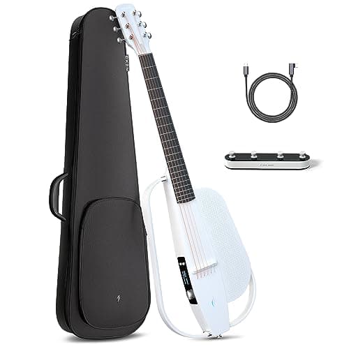 Enya NEXG 2 Basic Acoustic-Electric Guitar Carbon Fiber Travel Guitar Smart Acustica Electric Guitarra for Adults with 50W Wireless Speaker, Footswitch, and Gigbag - Image 1