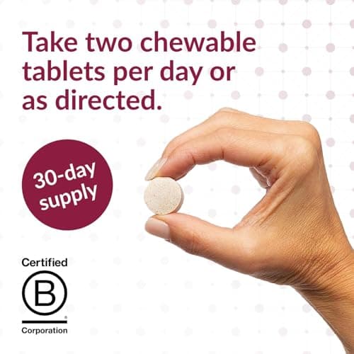 Bariatric Advantage Chewable Essential Multivitamin Without Iron - 200 DV of Key Nutrients - Trace Mineral Support* - Multivitamins for Bariatric Patients - Berry - 60 Count - Thumbnail 2