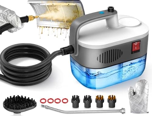 Steam Cleaner, 6-Level Adjustable, 10s Heat-Up, 1200ML Large Tank, 2500W Portable Steamer for Cleaning with Multi-Surface Accessories, Handheld Steam Cleaner for Home & Car, Dirt, Grease, Grout,Tile - Image 1