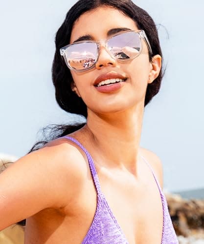 OUKEMAX Polarized Sunglasses for Women, 3 Pack UV400 Trendy Square Shades, Lightweight Stylish Eyewear for Driving & Travel - Thumbnail 6