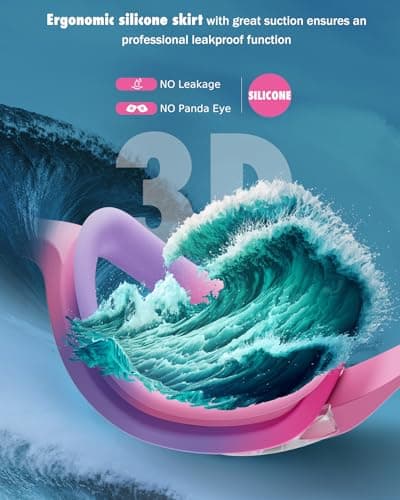 Aegend Swim Goggles - Kids Swimming Goggles for 3-14 Boys Girls Youth No Leaking Clear Vision - Thumbnail 5