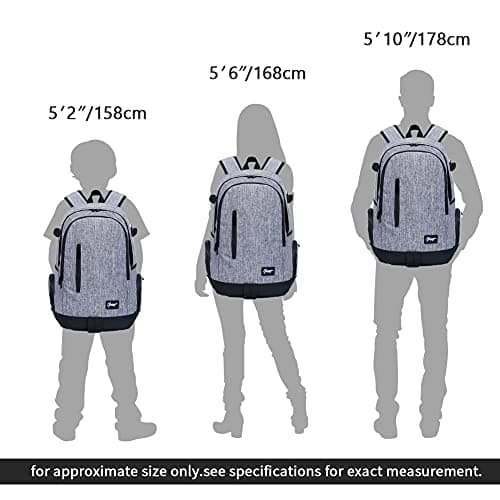 rickyh style School Backpack Travel Bag for Men & Women Lightweight College Back Pack with Laptop Compartmen - Thumbnail 5