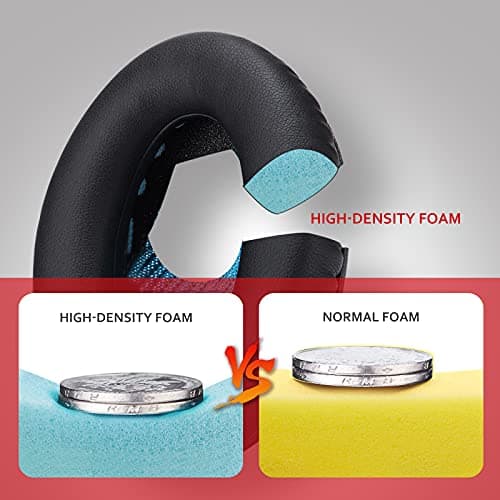 Premium Ear Pad Replacement for Bose Headphones Earpads, Compatible with Bose QuietComfort 35 ii /QC35 /QC25 /QC2 /QC15 /Ae2 /Ae2i /Ae2w /SoundTrue & SoundLink, by Krone Kalpasmos – Classic Black - Thumbnail 5