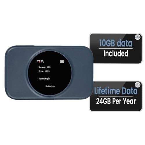 Statelinker S2 Portable WiFi Hotspot,10GB Free USA Data for 30 Days,No Sim Card Needed,4g LTE Mobile Internet Travel Router for USA,8 Device Connected,High Speed Pocket Hot Spot MiFi Devices