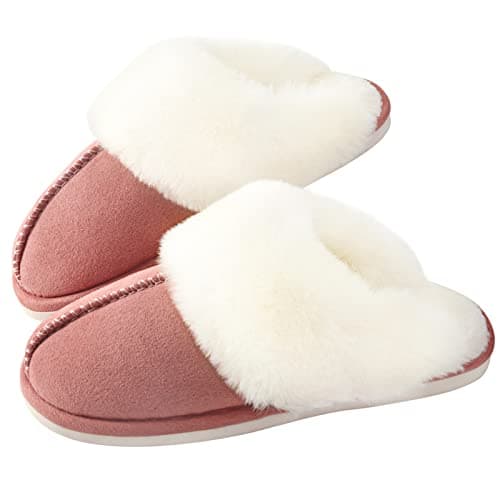 Parlovable Women's Memory Foam Slippers - Cloud-Like Comfort for Hard Floors, Ultra-Soft Machine Washable Indoor Outdoor House Shoes with Non-Slip Sole, Lotus Root Pink 9-10 - Image 1