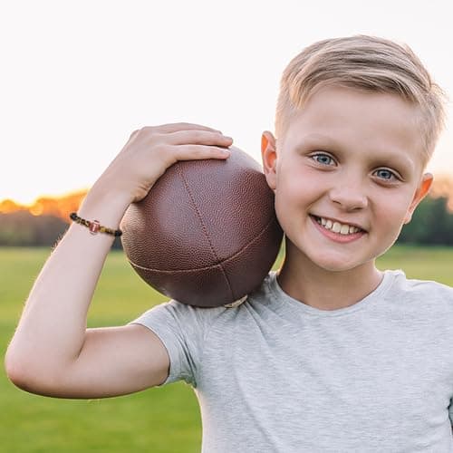 BAYLAY Football Gifts for Boys 8-12, Football Bracelet Easter Basket Stuffers Accessories Stuff for Boys Men Cross Bracelet Footballs Homecoming Senior Night Gifts for Son Grandson Brother - Thumbnail 3