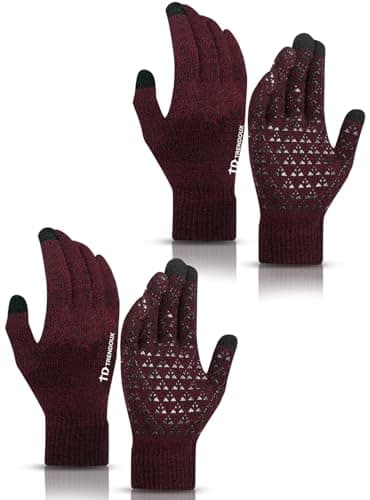 TRENDOUX Winter Texting Thin Gloves for Ladies & Men， Soft Thermal Touchable Fingers Tech Gloves for Gift Stocking Stuffers‌ - Image 1