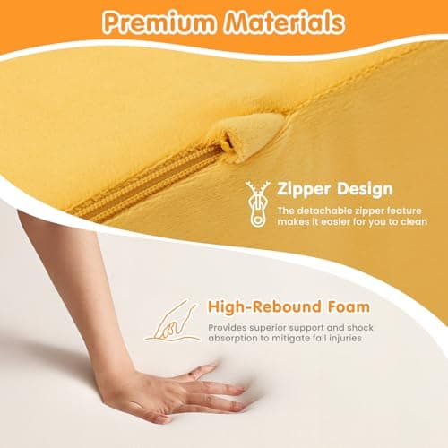 7PCS Climbing Toys for Toddlers 1-3 Inside, Foam Baby Climbing Blocks Soft Play Set for Toddlers 1-3, Corner Toddler Climbing Toys Indoor Baby Climbing Gym for Toddler Climbing Crawling and Sliding - Thumbnail 5