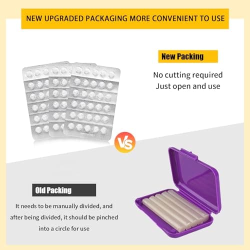 ACSKD 180PCS Braces Wax,Orthodontic Wax with Individual Packaging,Dental Waxs for Brace Travel Home Office,Unflavored - Thumbnail 2