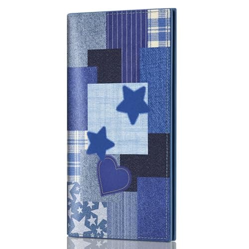 Airkit Checkbook Covers for Personal Checkbook, PU Leather Checkbook Holder for Men & Women – Stylish Print Pattern - Image 1