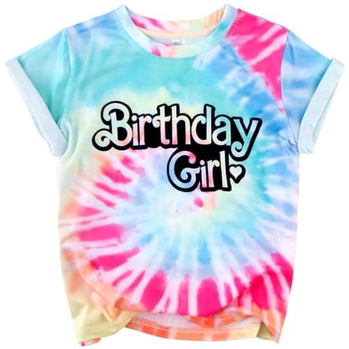 Birthday Shirt Girl 7th 8th Its My Birthday T-Shirts 7 8 Years Old Kids Graphic Crewneck Short Sleeve Tee Tops Outfit - Image 1