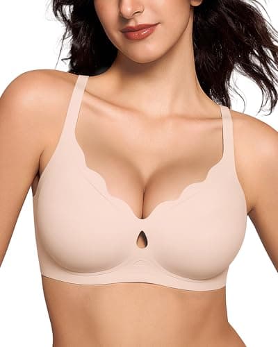 ProKloud Wireless Bras for Women Wave Push Up No Underwire Bralettes Seamless Full Coverage Support Lift Everyday Bra - Image 1