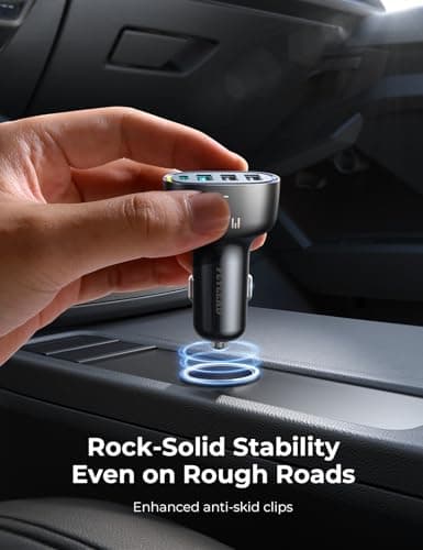 75W Car Charger USB C, 4 Port Super Fast Cigarette Lighter USB Charger, Type C 60W & QC 3.0 Multiport Car Phone Adapter Accessories for iPhone 17/16/15/14/13/12 Pro Samsung S20 S21 S22 S23, Android - Thumbnail 5