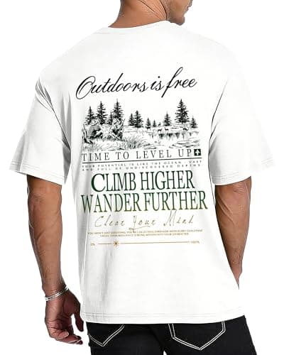 YTD Outdoors Graphic T-Shirts for Men Women Oversized Tees - Image 1