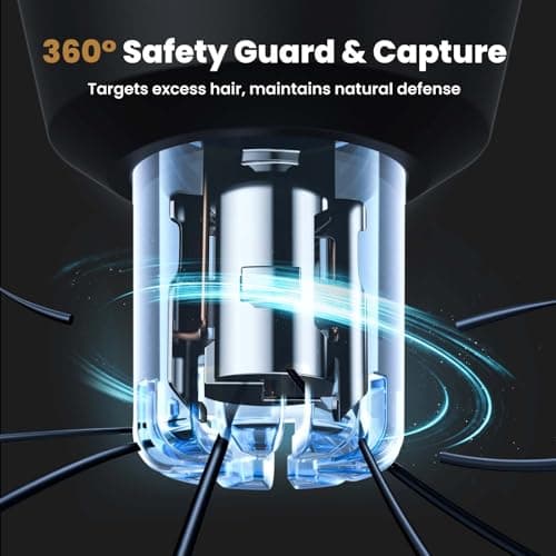 Selouj Ear and Nose Hair Trimmer for Men, 2025 Professional Painless USB Rechargeable Eyebrow & Facial Electric Hair Trimmer for Men Women, Powerful Motor, Dual Edge Blades, IPX7 Waterproof Easy Clean - Thumbnail 5