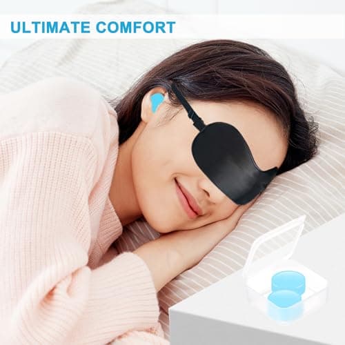 Ear Plugs for Sleeping, 20 Moldable Noise Cancelling Silicone Earplugs for Swimming, Snoring, Sleep and Studying, Blue - Thumbnail 2