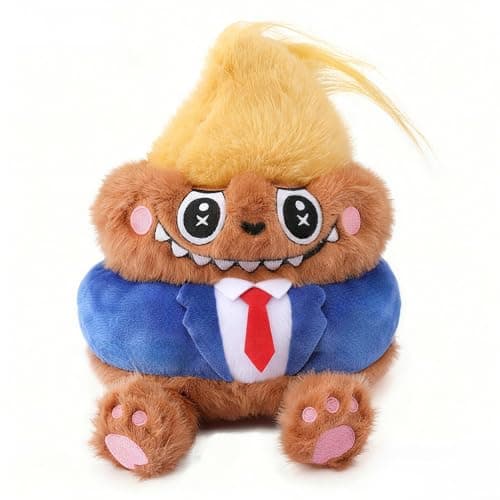 jaycos Funny Iconic Parody Plush Dog Toy - 6" Interactive Shaking Wobble Sound Toy, Durable Stuffed Pet Toy with Detachable Keychain for Small & Medium Dogs - Image 1