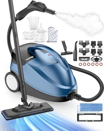 Pressurized Handheld Steam Cleaner for Home Use with 30 Accessories – Heavy Duty Portable Steamer with 1.5L Tank for Tile Floors, Couches, Cars, Removes Dirt, Grease & Grout - Image 1