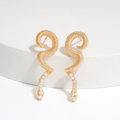 LOYATA Dainty Gold Earrings for Women，14k Gold Stud Earrings for Cartilage Piercing Cubic Zirconia Earrings Studs for Women Jewelry Gifts - Thumbnail 6