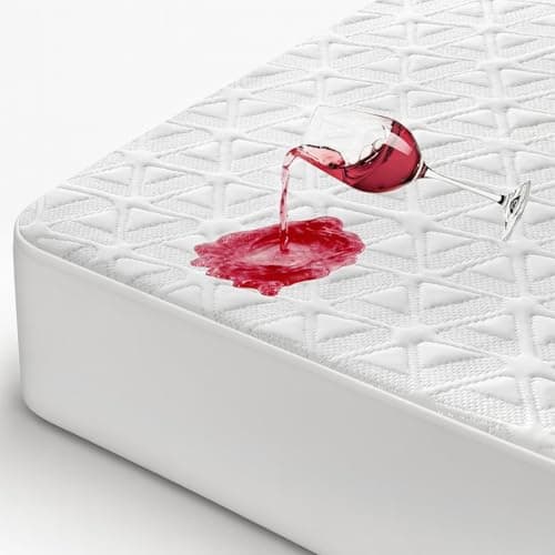 AVIKEN Waterproof Mattress Protector Full Size, Soft Breathable Mattress Pad with Deep Pocket 8"-21", Noiseless 3D Air Fabric Cooling Mattress Cover for Bed, Machine Washable, White