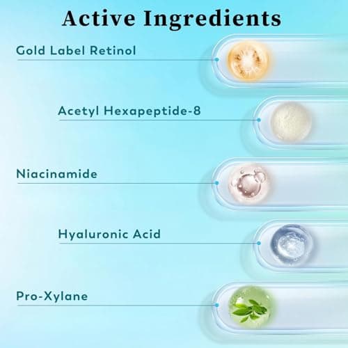 Retinol Eye Cream - Eye Cream for Dark Circles, Puffiness, Anti Aging, with Peptides, Caffeine, Hyaluronic Acid, Reduces Bags, Dark Circles Under Eye Treatment, Smooths Wrinkles & Fine Lines, 1 fl. oz - Thumbnail 3