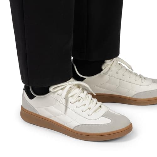 Bruno Marc Men's Fashion Sneakers Casual Dress Shoes Lightweight Breathable Comfortable Shoes,Size 8.5,White,SBFN26017M - Thumbnail 6