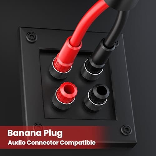 PTASYGK 14/2 Outdoor Speaker Wire - Direct Burial Speaker Cables CL3 CL2 Rated 50 Feet, UV Resistant CCA Cable for Garden, Patio, Pool Audio Systems - Thumbnail 6