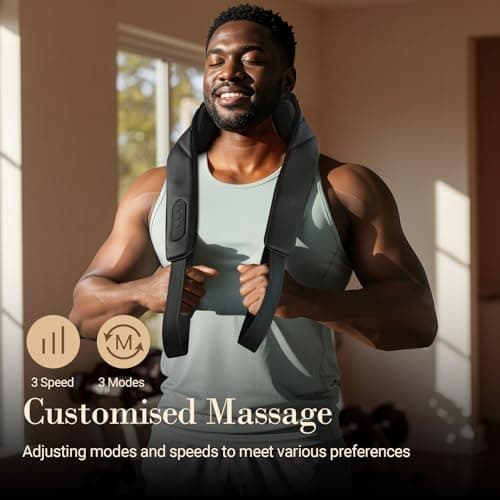 CuPiLo Cordless Neck Massager FSA Eligible HSA Store, Upgarded Deep Tissue Kneading Shoulder Massager with Heat, Electric Shiatsu Massager Pillow for Neck and Shoulder, Gifts for him her - Thumbnail 6