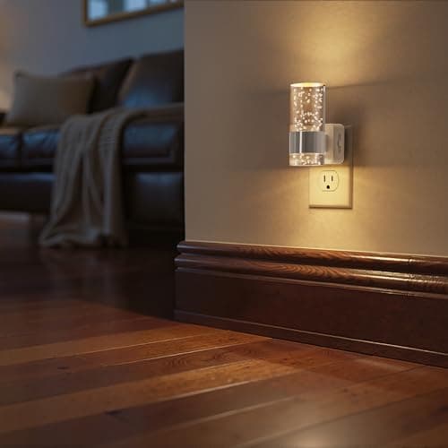 Briignite Night Light, 2 Pack Dimmable Night Lights Plug into Wall, Bubble Night Light with 0-100 LM Adjustable Brightness, Automatic Night Lights with Dusk to Dawn Sensor, for Bathroom Hallway - Thumbnail 6