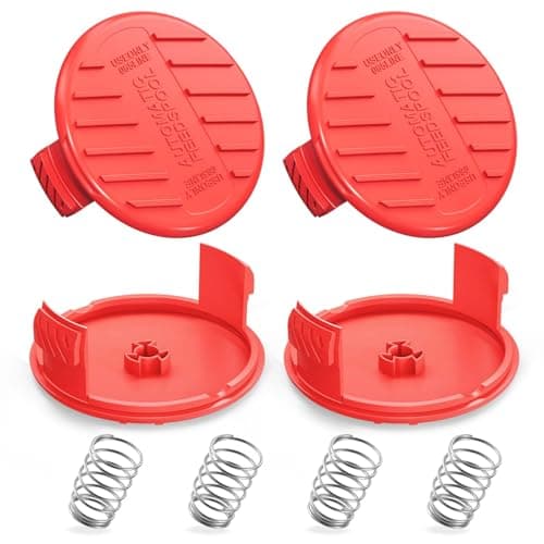 YWTESCH 4 Pack (CMZST120SC) String Trimmer Replacement Spool Cap Compatible with Craftsman, Weed Wacker String Parts Trimmer Line Cap Covers Compatible with Craftsman Cordless Weed Eater - Image 1